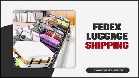 fedex luggage shipping service